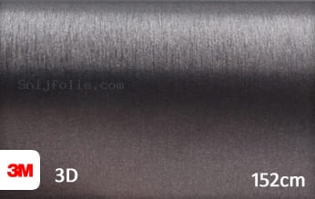 3M 1080 BR201 Brushed Steel snijfolie