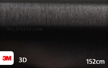 3M 1080 BR212 Brushed Black Metallic snijfolie
