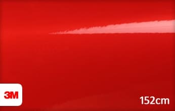 3M 1380 G53 Gloss Flame Red snijfolie