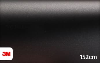 3M 1380 M212 Matte Black Metallic snijfolie
