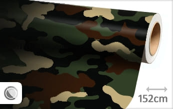 Camouflage leger snijfolie